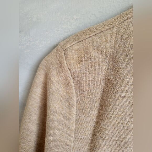 Lauren Ralph Lauren Zip Sweatshirt Size PM Tan/ Brown/Beige - Picture 12 of 14